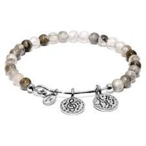 Chrysalis Cloudy Quartz Festival Gemstone Bangle